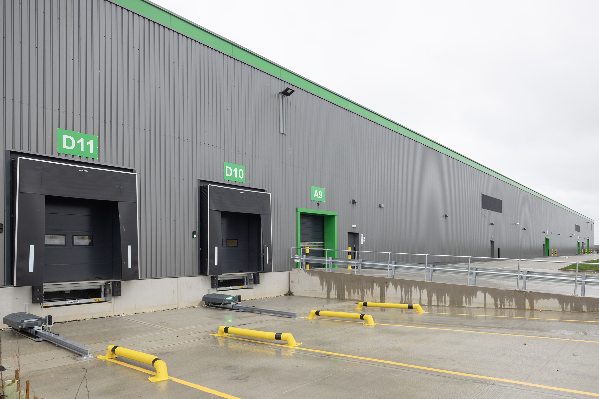 Entrance and Loading Bay Systems for New Facility