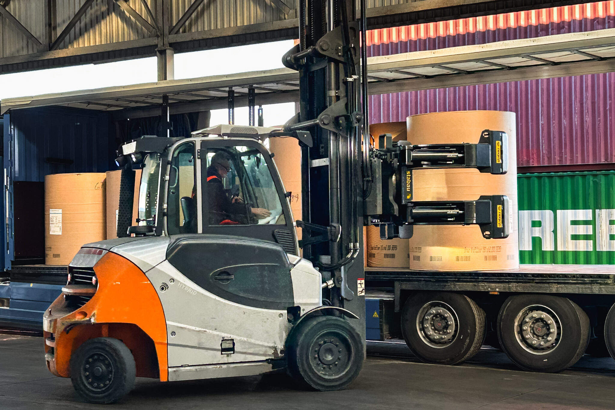 New Paper Roller Clamp